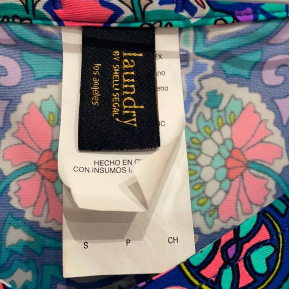 Laundry By Shelli Segal Swim Cover-Up Tunic S/P - Picture 4 of 6